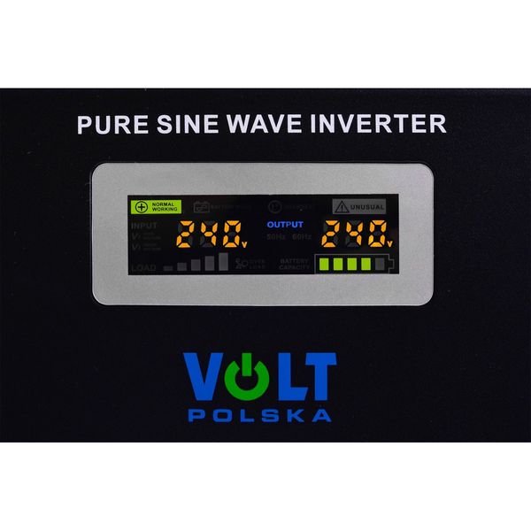 ИБП Преобразователь напряжения со светодиодной подсветкой Volt Polska SINUS PRO 500W 12/230 В (300/500 Вт) Hnrt_4523 фото