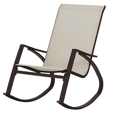 Маятникове одномісне крісло гойдалка коричневого кольору Garden Line BP_ANH3859 фото