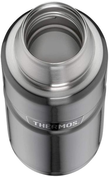 Термос 470 мл з нержавіючої сталі з чашкою Thermos Stainless King Flask сірий 170014 фото