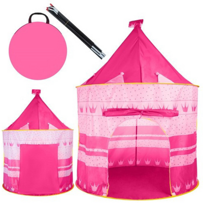 Дитячий ігровий намет будиночок для дівчинки рожевий - Намет замок 1164 фото