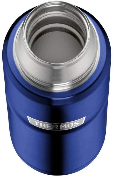 Термос 470 мл з нержавіючої сталі з чашкою Thermos Stainless King Flask синій 170016 фото