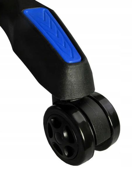 Геймерское кресло компьютерное до 150 кг из экокожи Malatec Black Blue Malatec-124-blue фото