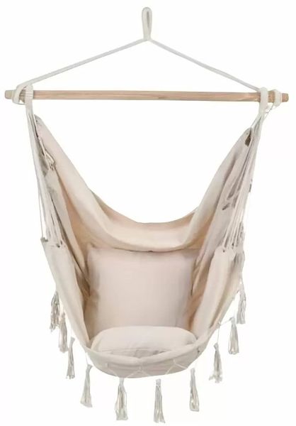 Одномісне бразильське підвісне крісло гамак 130 х 100 см 150 кг Boho Swing BP-HAM3316 фото