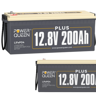 Аккумуляторная батарея LifePo4 200А/ч Plus 12,8V 2560Wh BMS PowerQueen  PQ200 Plus фото