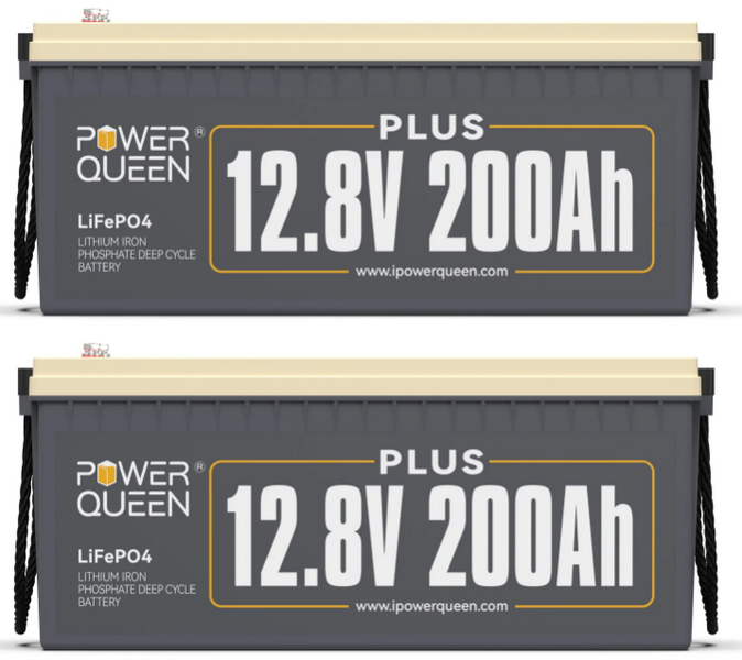 Акумуляторна батарея LifePo4 200А/год Plus 12,8V 2560Wh BMS PowerQueen  PQ200 Plus фото