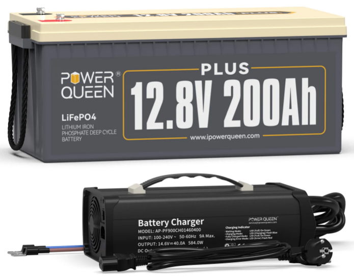 Акумуляторна батарея LifePo4 200А/год Plus 12,8V 2560Wh BMS PowerQueen  PQ200 Plus фото