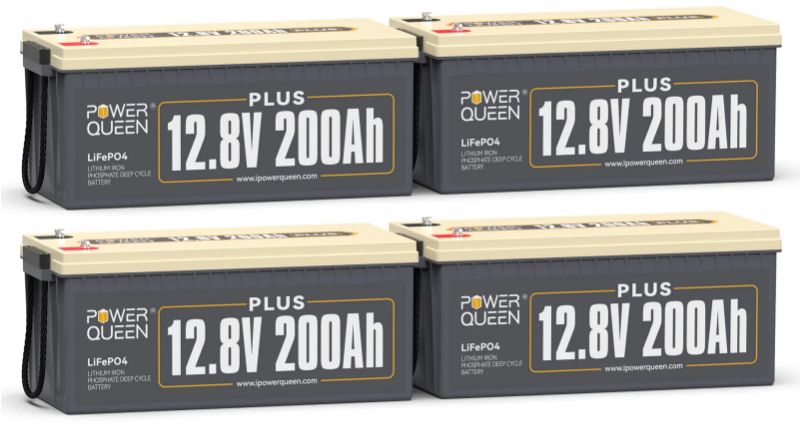 Акумуляторна батарея LifePo4 200А/год Plus 12,8V 2560Wh BMS PowerQueen  PQ200 Plus фото