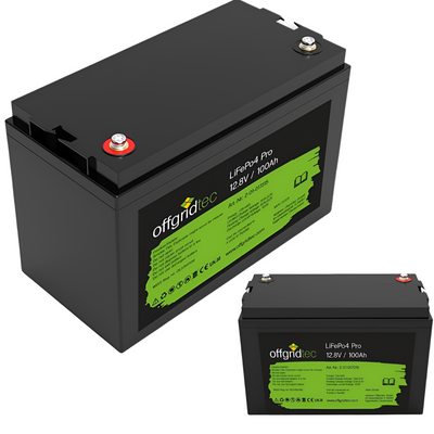 Аккумулятор с большим сроком эксплуатации Offgridtec LiFePO4 12,8V 100Ah (100А) BMS 1280Wh Hnrt_4789 фото