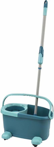 Швабра с ведром 6 л и автоматическим отжимом Clean Twist Mobile Disc Mop Ergo Set 52102 фото