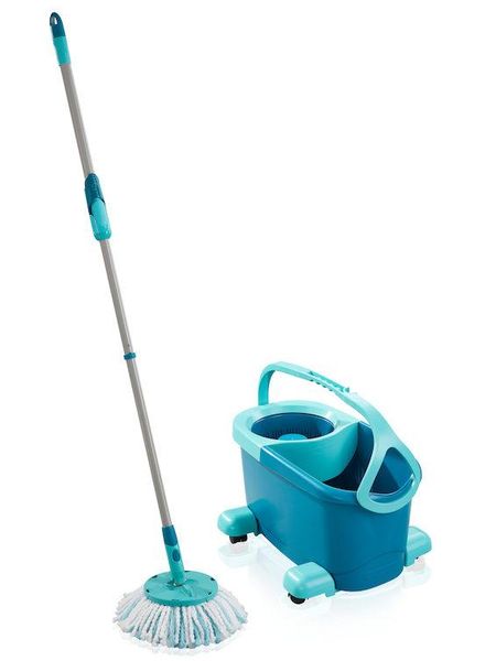 Швабра з відром 6 л і автоматичним віджимом Clean Twist Mobile Disc Mop Ergo Set 52102 фото