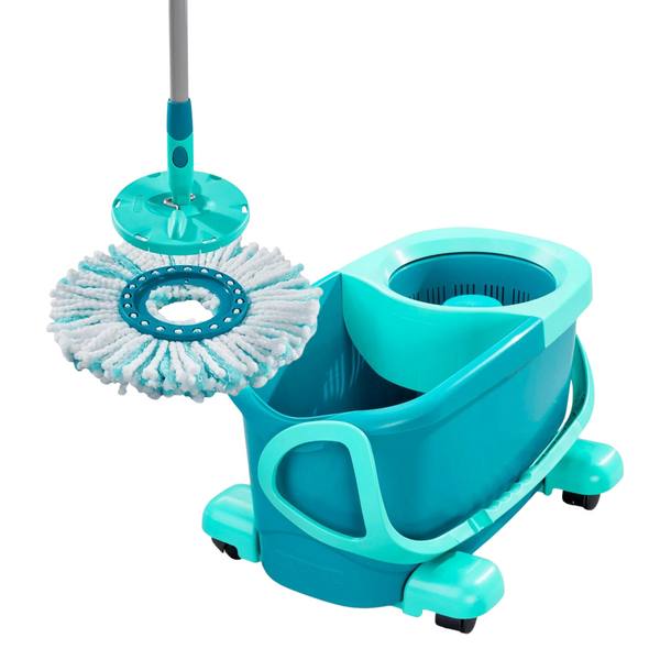 Швабра с ведром 6 л и автоматическим отжимом Clean Twist Mobile Disc Mop Ergo Set 52102 фото