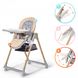 Стільчик для годування з колесиками з функцією шезлонгу 2в1 Kinderkraft Lastree Wood Beige Hnrt_3611 фото 10