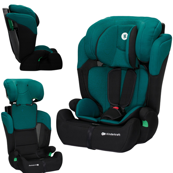 Автокресло детское от 15 месяцев до 12 лет Kinderkraft Comfort Up i-Size Green Hnrt_4660 фото