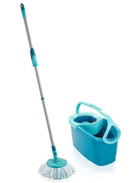 Набор для мытья полов швабра и ведро 6 л Leifheit Clean Twist Ergo Disc Mop Set 52101 фото