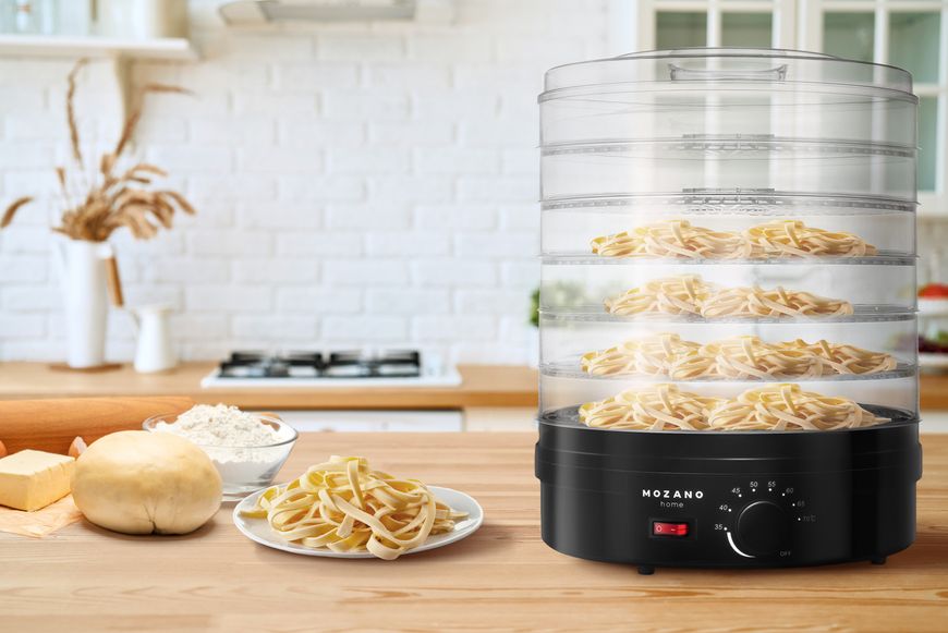 Сушилка дегидратор для овощей и фруктов 500 Вт Mozano Food Dehydrator Czarna Hnrt_4774 фото