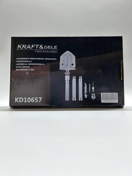 Сложная саперная лопата 16 в 1 для походов Kraft Dele KD10657 фото